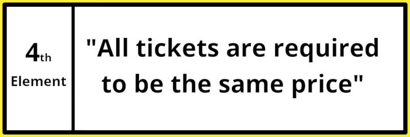 The Gambling Commission says that all lottery / charity raffle tickets are required to be the same price. This is an important element of organising small lotteries.